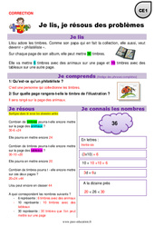 Addition et soustraction - Je lis et je résous des problèmes : 4ème Harmos - PDF à imprimer