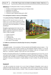 Le tramway de Montpellier - Etude de cas - La France : 11ème Harmos - PDF à imprimer