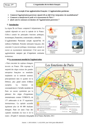 Organisation du territoire français - Etude de cas - Géographie : 11ème Harmos - PDF à imprimer