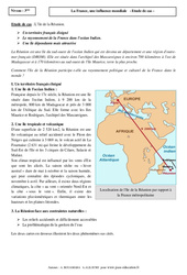 L’île de la Réunion - La France, une influence mondiale - Etude de cas : 11ème Harmos - PDF à imprimer