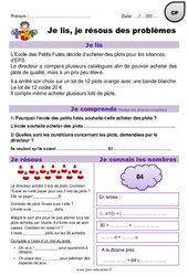 Soustraction et addition - Je lis et je résous des problèmes : 3eme Harmos - PDF à imprimer