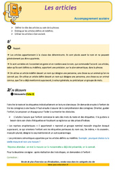 Les articles - Soutien scolaire - Aide aux devoirs : 6ème Harmos - PDF à imprimer