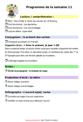 IEF Instruction En Famille, École à la maison pour la Semaine 11 - école à la maison IEF - Fiches  : 7ème Harmos