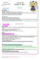 IEF Instruction En Famille, École à la maison pour la Semaine 13 - école à la maison IEF - Fiches  : 3eme Harmos