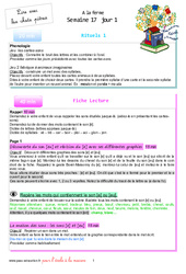 IEF Instruction En Famille, École à la maison pour la Semaine 17 - école à la maison IEF - Fiches  : 3eme Harmos