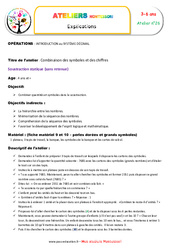 Soustraction statique - Combiner quantités et symboles - Symboles et chiffres : 1ère, 2ème, 3ème, 4ème Harmos - PDF à imprimer